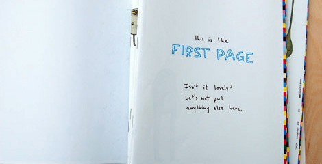 The first page...